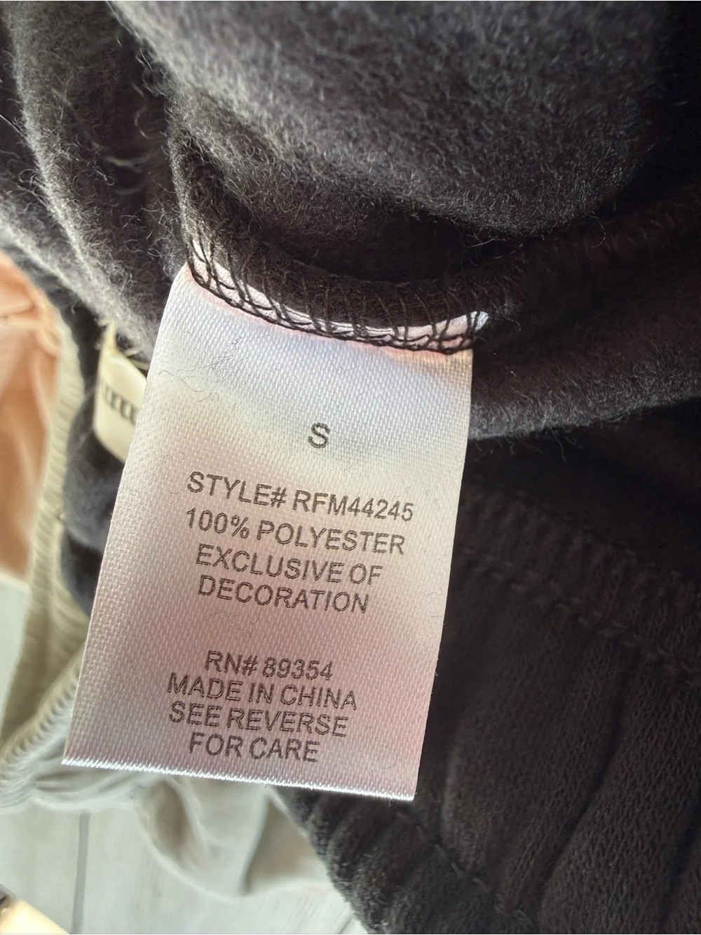 Common Stitch Fleece Sweatpants 3 pack Pink/Grey/Black Small NWT IN PKG